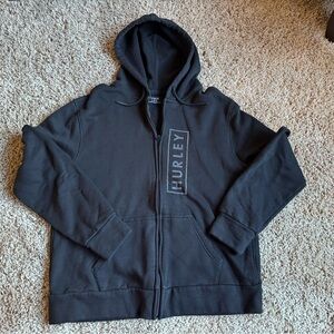 Hurley Black Zip-Up Hoodie